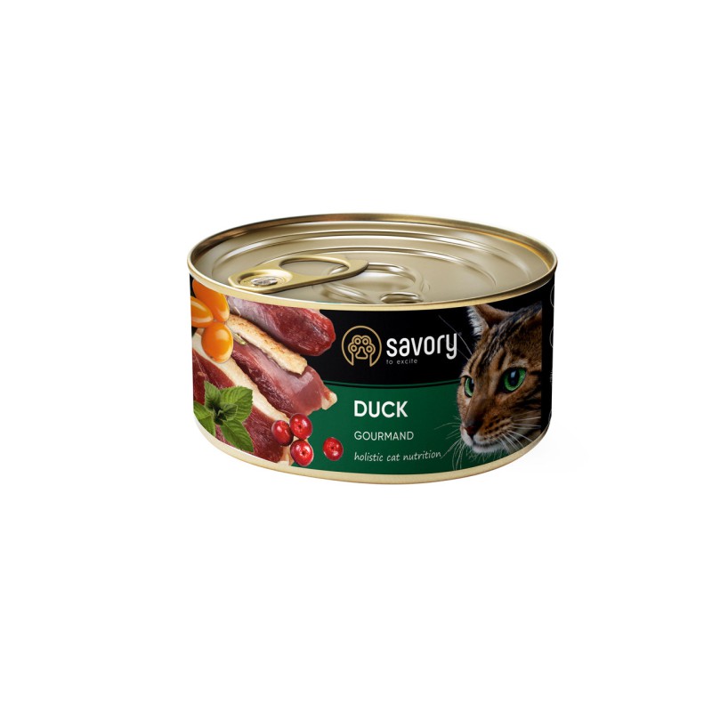Savory Cat Adult Duck для кішок з качкою 200 г