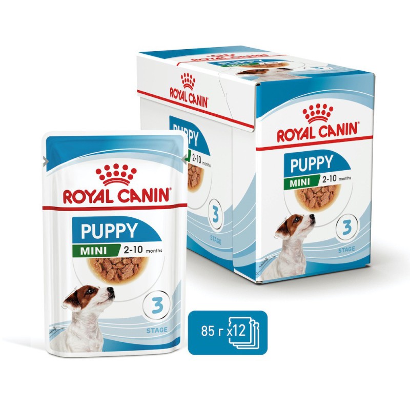 Royal Canin Mini Puppy 12х85 г вологий корм для цуценят дрібних порід у соусі
