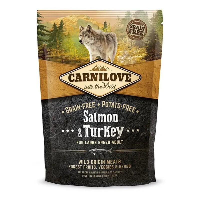 Carnilove Large Breed Salmon Turkey для собак великих порід з лососем 1.5 кг (150828)