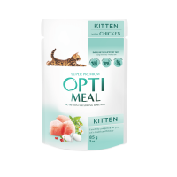 Optimeal Cat Kitten Chicken 85 г вологий корм з куркою для кошенят