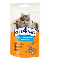 Клуб 4 Лапы Premium Подушечки со вкусом лосося для кошек 60 г