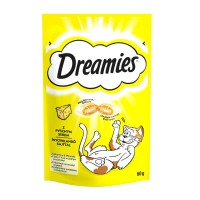 Лакомство для кошек Dreamies подушечки с сыром 60 г