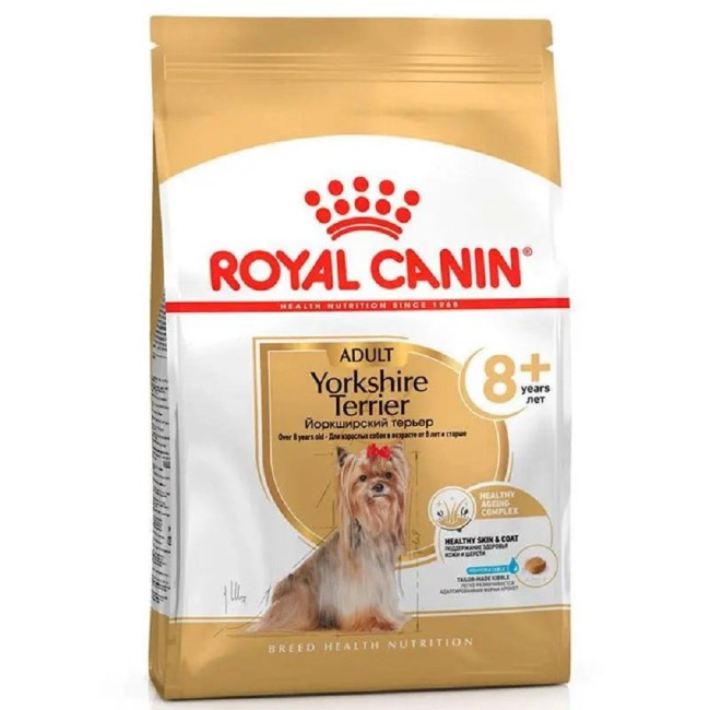 Royal Canin Yorkshire Terrier Ageing 8+ 1.5 кг сухой корм для собак йоркширского терьера в возрасте от 8 лет