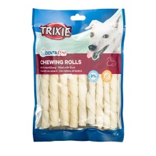 Ласощі для собак Trixie DENTAfun Паличка для чищення зубів, з качкою, 12 см, 15 шт., 270 г (31397)