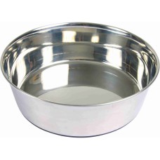 Миска Trixie Stainless Steel Bowl для собак, нержавеющая сталь, резиновое основание, 2.5 л