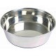 Миска Trixie Stainless Steel Bowl для собак, нержавеющая сталь, резиновое основание, 2.5 л