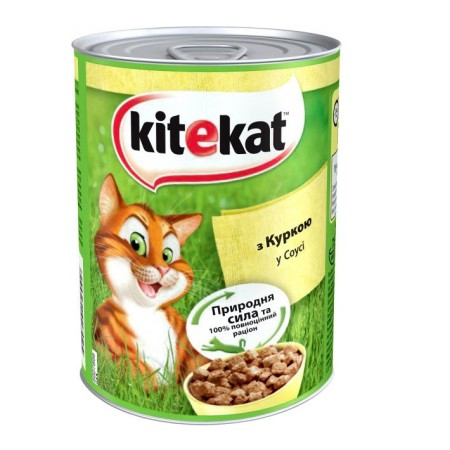 Kitekat консерви з куркою у соусі 400 г