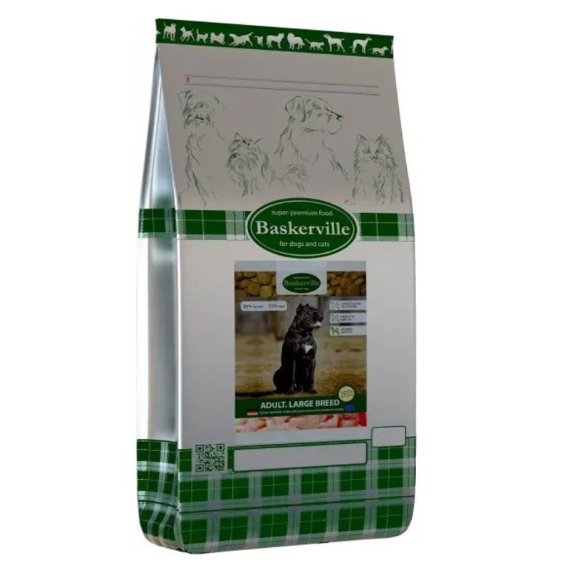 Baskerville HF Grosse Rassen 20 кг сухий корм для собак великих порід