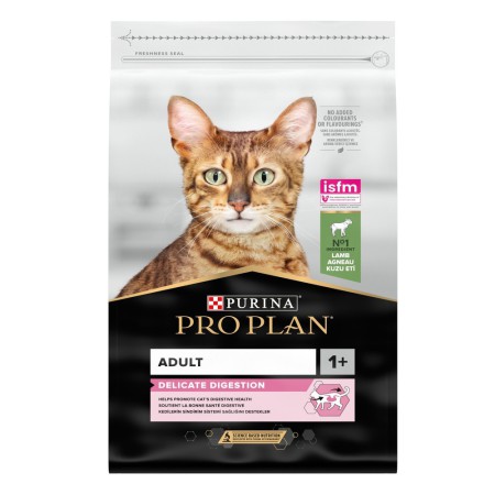 Purina Pro Plan Cat Adult Delicate Digestion Lamb 10 кг сухий корм для котів з чутливим травленням з ягнятком