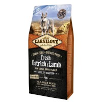 Carnilove Small Breed Ostrich Lamb для собак с мясом страуса и ягненка 6 кг