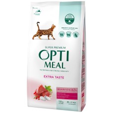 Optimeal Veal 1.5 кг сухий корм для кішок з високим вмістом телятини