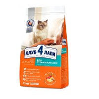 Клуб 4 Лапы Premium Sterilised 2 кг сухой корм для стерилизованных кошек с курицей