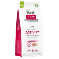 Brit Care Dog Sustainable Activity Chicken 12 кг сухий корм для собак з куркою та комахою