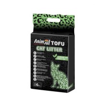 Наполнитель соевый AnimАll Тофу для кошачьего туалета зеленый чай 6 л/2.6 кг