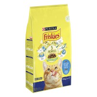 Purina Friskies Sterilised для стерилізованих кішок з лососем та овочами 10 кг