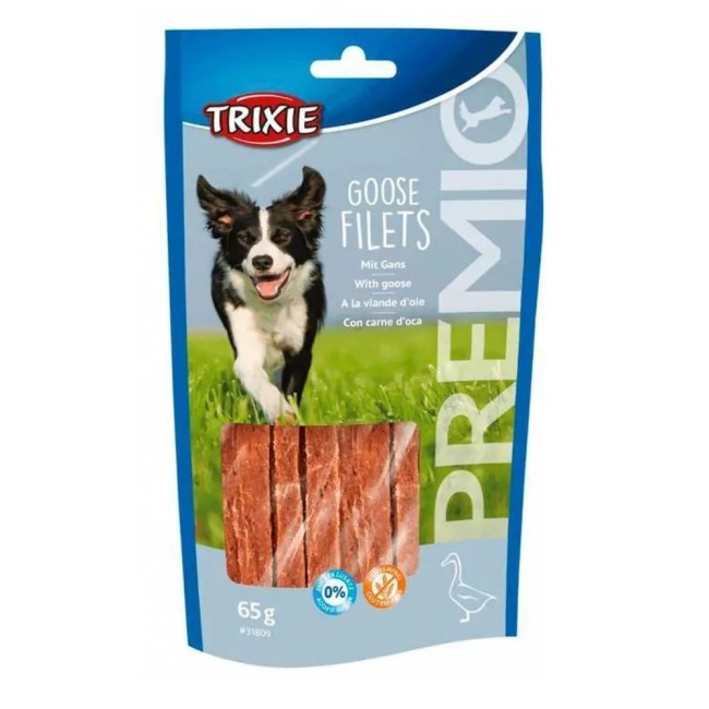 Ласощі для собак Trixie Premio Goose Filets, з філе гусака, 65 г (31809)
