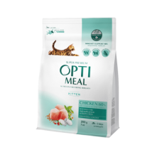 Optimeal Kittens Chicken 200 г сухий корм для кошенят з куркою