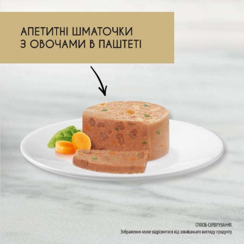 Gourmet Gold для кошек паштет с уткой, морковью и шпинатом 24x85 г
