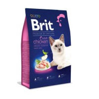 Brit Premium Adult Chicken 800 г сухой корм для кошек с курицей