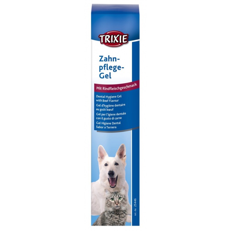 Зубной гель Trixie Dental Hygiene Gel with Beef Flavour для собак, со вкусом мяса, 100 мл