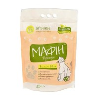 Мафін Преміум Дрібний 4.5 л бентонітовий наповнювач для котячого туалету