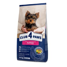 Клуб 4 Лапи Premium Puppies Mini Small Breeds Chicken 14 кг сухий корм для цуценят малих порід з куркою