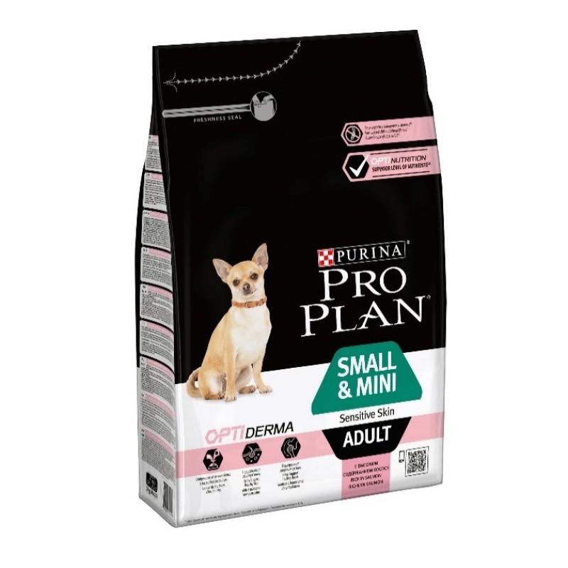 Purina Pro Plan Dog Adult Small & Mini Sensitive Skin для собак з лососем 700 г