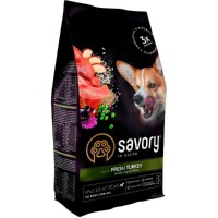 Savory All Breed Sterilised rich in Fresh Turkey 3 кг сухий корм для стерилізованих собак усіх порід з індичкою