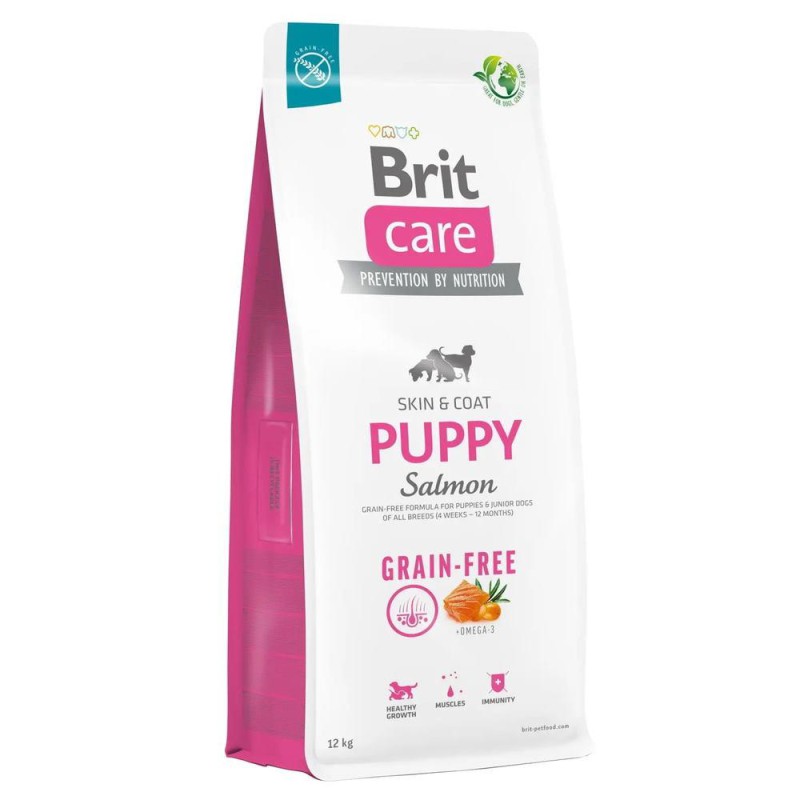 Brit Care Dog Grain-free Puppy 1 кг сухий корм для цуценят з лососем