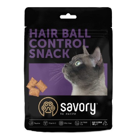 Ласощі для котів Savory Snack Hair-ball для виведення вовни 180 г (21304)