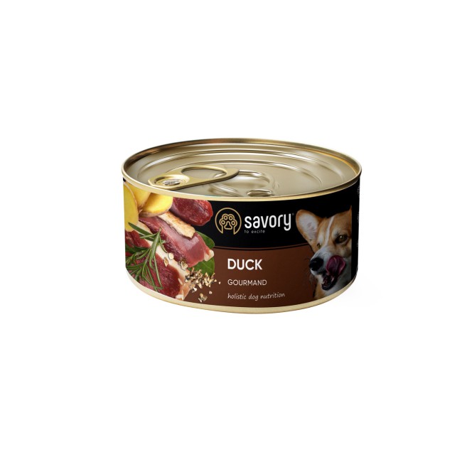 Savory Dog Gourmand Duck для собак з качкою 200 г