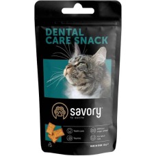 Хрумкі ласощі Savory Cats Snacks Pillows Dental Care для дорослих котів подушечки для здоров я зубів 60 г (31478)