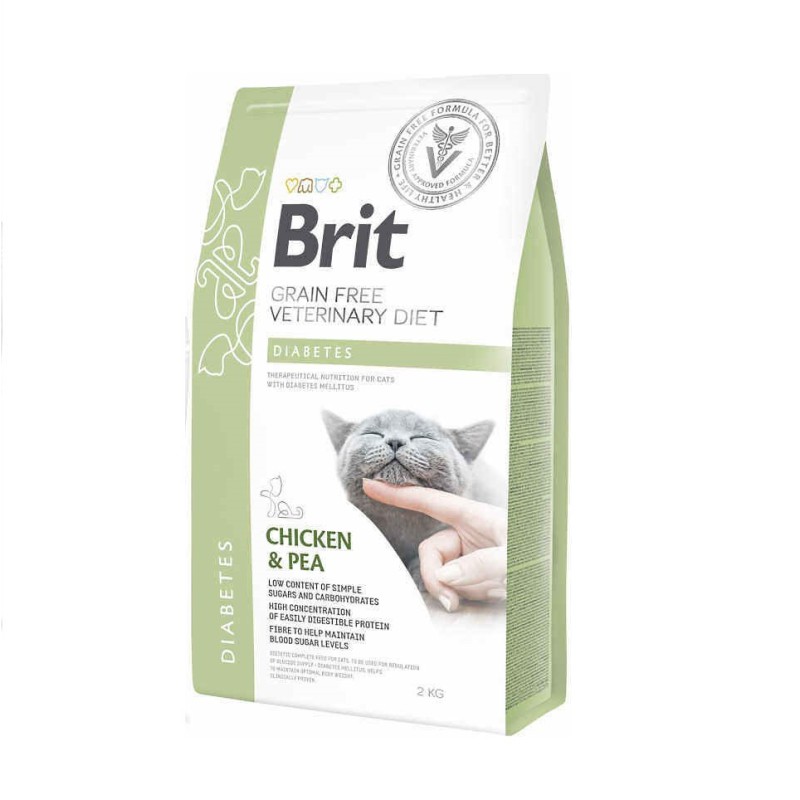Brit Veterinary Diet Cat Diabetes 400 г сухий корм для котів з цукровим діабетом