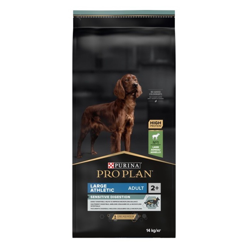 Purina Pro Plan Dog Adult Large Athletic Sensitive Digestion Lamb 14 кг сухий корм для собак великих порід з чутливим травленням з ягням