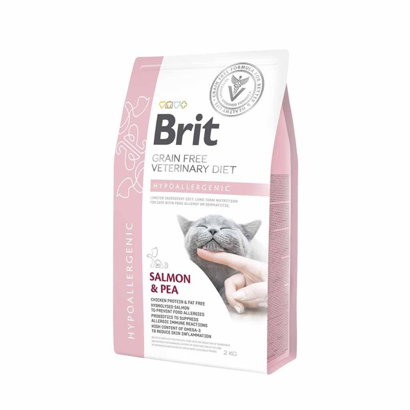 Brit Veterinary Diet Cat Hypoallergenic 400 г сухий корм для котів з алергією