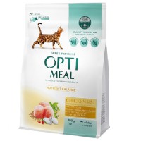 Optimeal Cat Chicken 200 г сухой корм для кошек с курицей