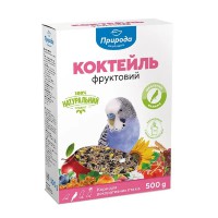 Корм для хвилястих папуг Природа Коктейль Фруктовий, 500 г (PR241028)