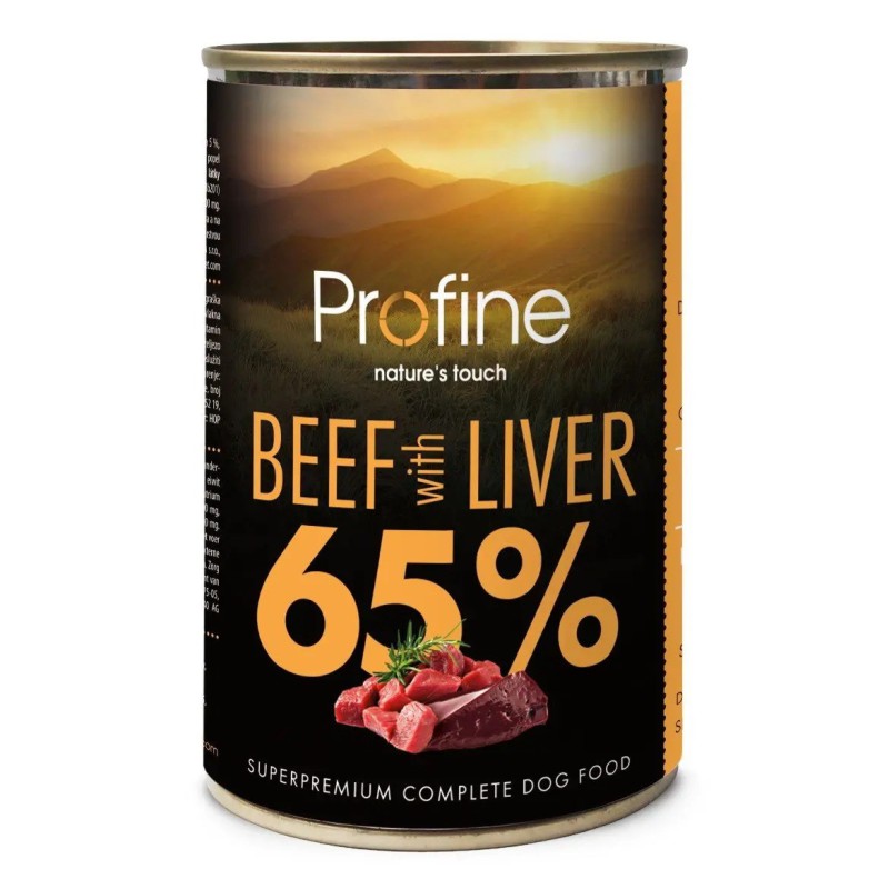 Profine Beef liver для собак з яловичиною та печінкою 400 г