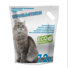 Наповнювач силікагелевий Пушистики для котячого туалету 7.2 л