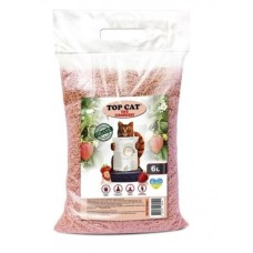 Наповнювач для котячого туалету Top Cat Tofu соєвий з ароматом полуниці 6 л