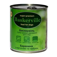 Влажный корм Baskerville баранина для собак с картофелем и тыквой 400 г