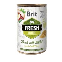 Влажный корм Brit Fresh Duck Millet 400 г для собак с уткой и пшеном
