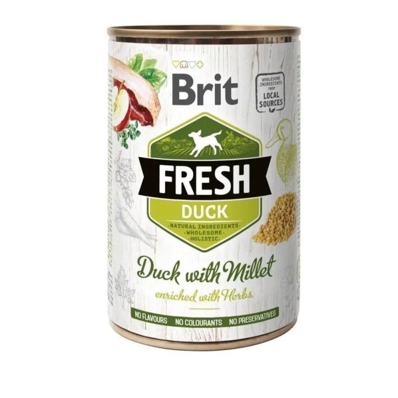 Brit Fresh Duck Millet 400 г з качкою та пшоном