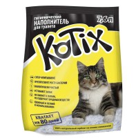Наполнитель силикагелевый Kotix (Котикс) для кошачьего туалета 7.6 л