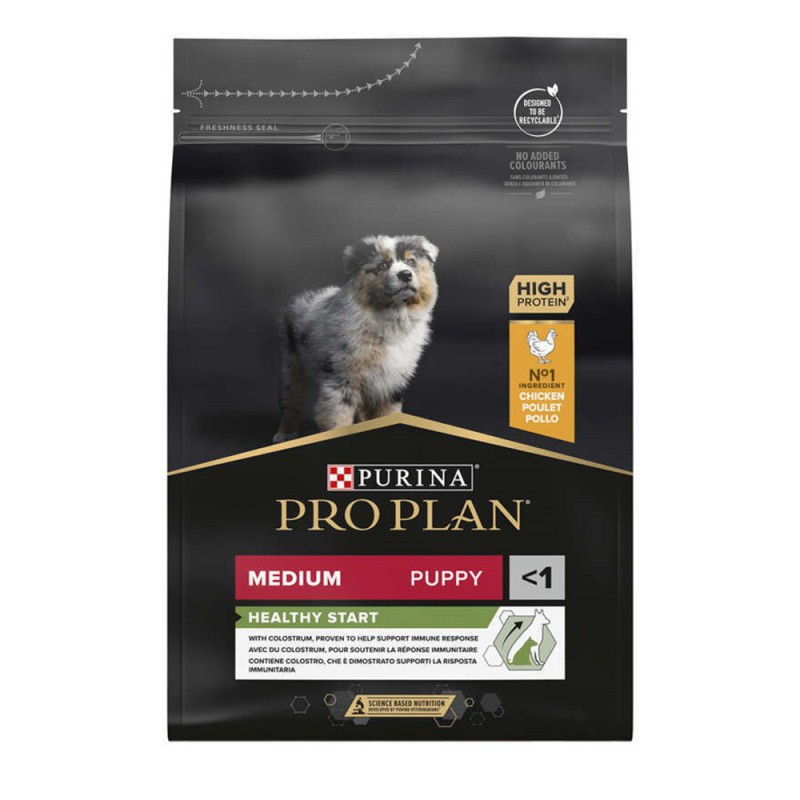 Purina Pro Plan Puppy Medium Healthy Start 3 кг сухий корм для цуценят середніх порід із куркою