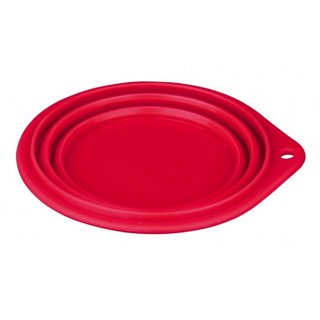 Миска Trixie Travel Bowl для собак дорожня, силікон, 0.25 л (25010)