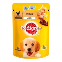 Pedigree junior Chicken in jelly 24x100 г вологий корм для собак з куркою в желе