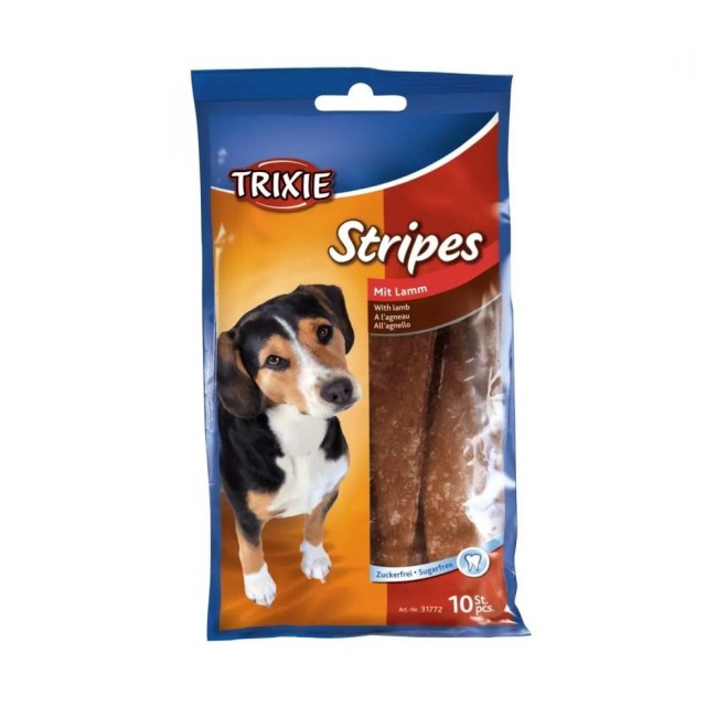 Ласощі для собак Trixie Stripes, з ягням 100 г (31772)