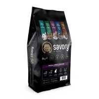 Savory Sterilised Lamb Chicken 8 кг сухой корм для стерилизованных кошек с ягненком