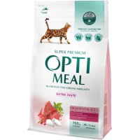 Optimeal High in Veal 700 г сухой корм для кошек с телятиной